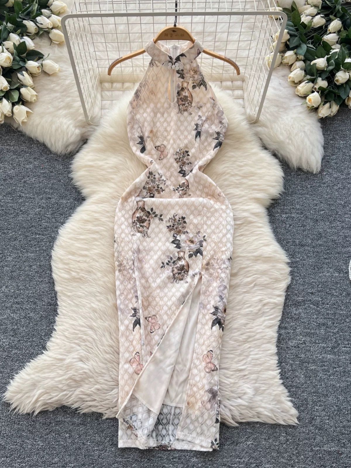 No feelings qipao dress Q231 image