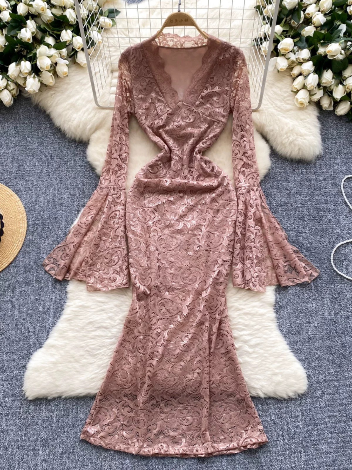Tell me a secret lace dress FBC458 image