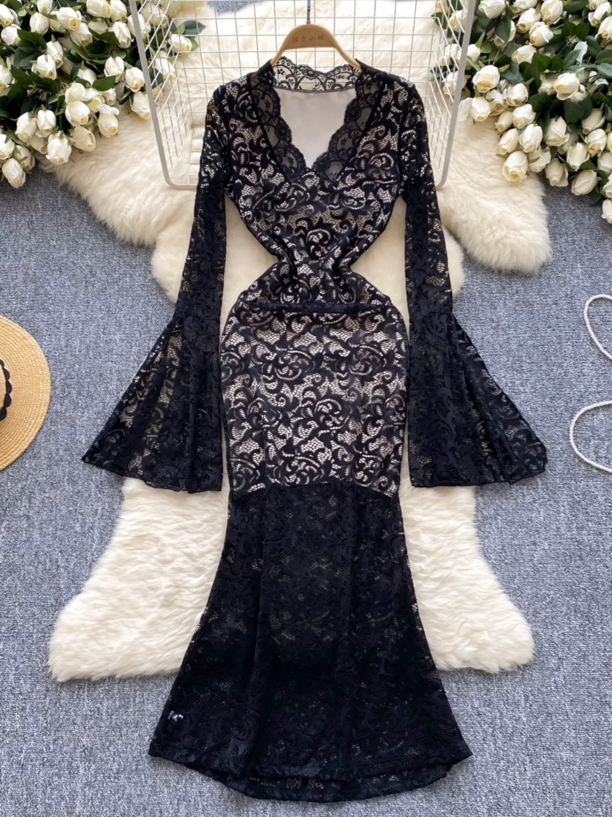 Tell me a secret lace dress FBC458 image