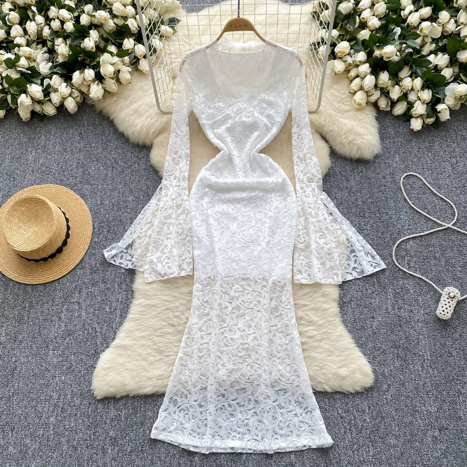 Tell me a secret lace dress FBC458 image