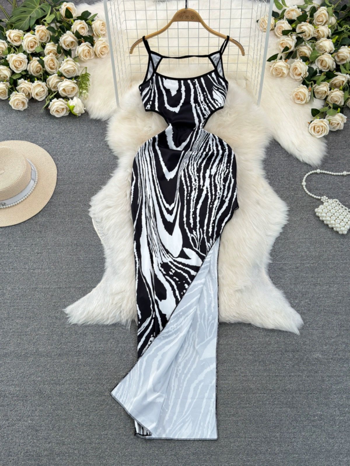 Office gal on vacay dress CBC955 image