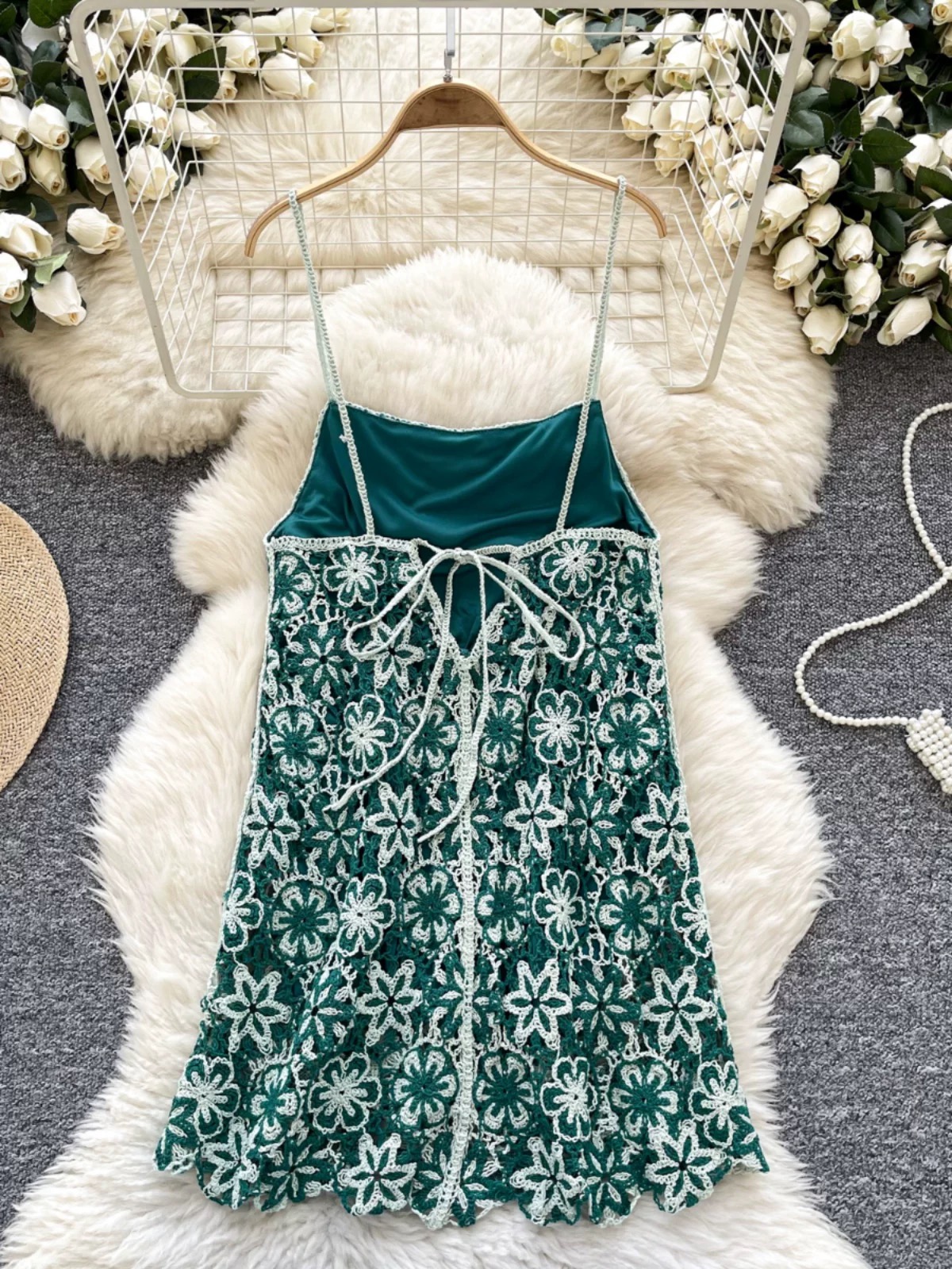 Midnight ride crotchet dress KD357 image