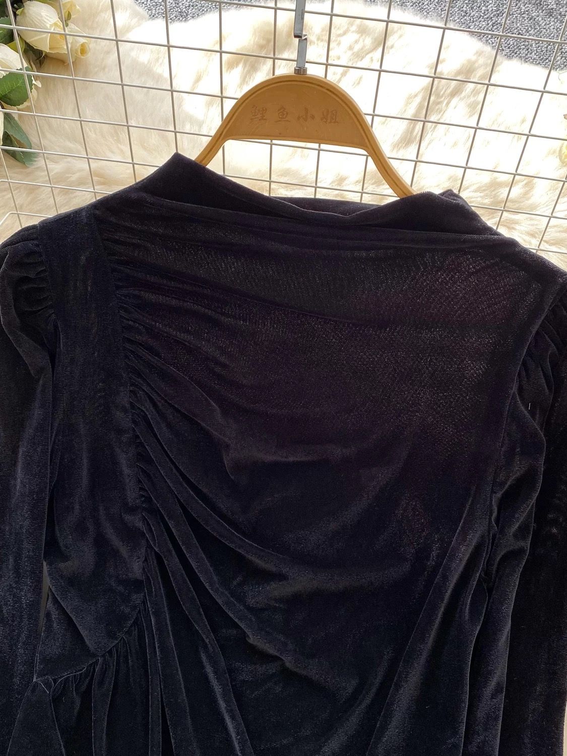 Have a nice day velvet top CTO740 image