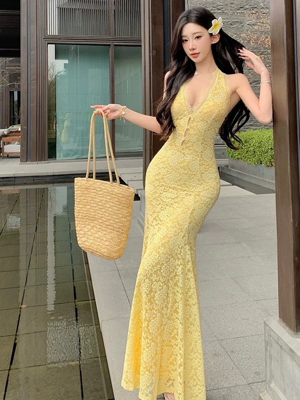 Most stunning lace dress CD1189