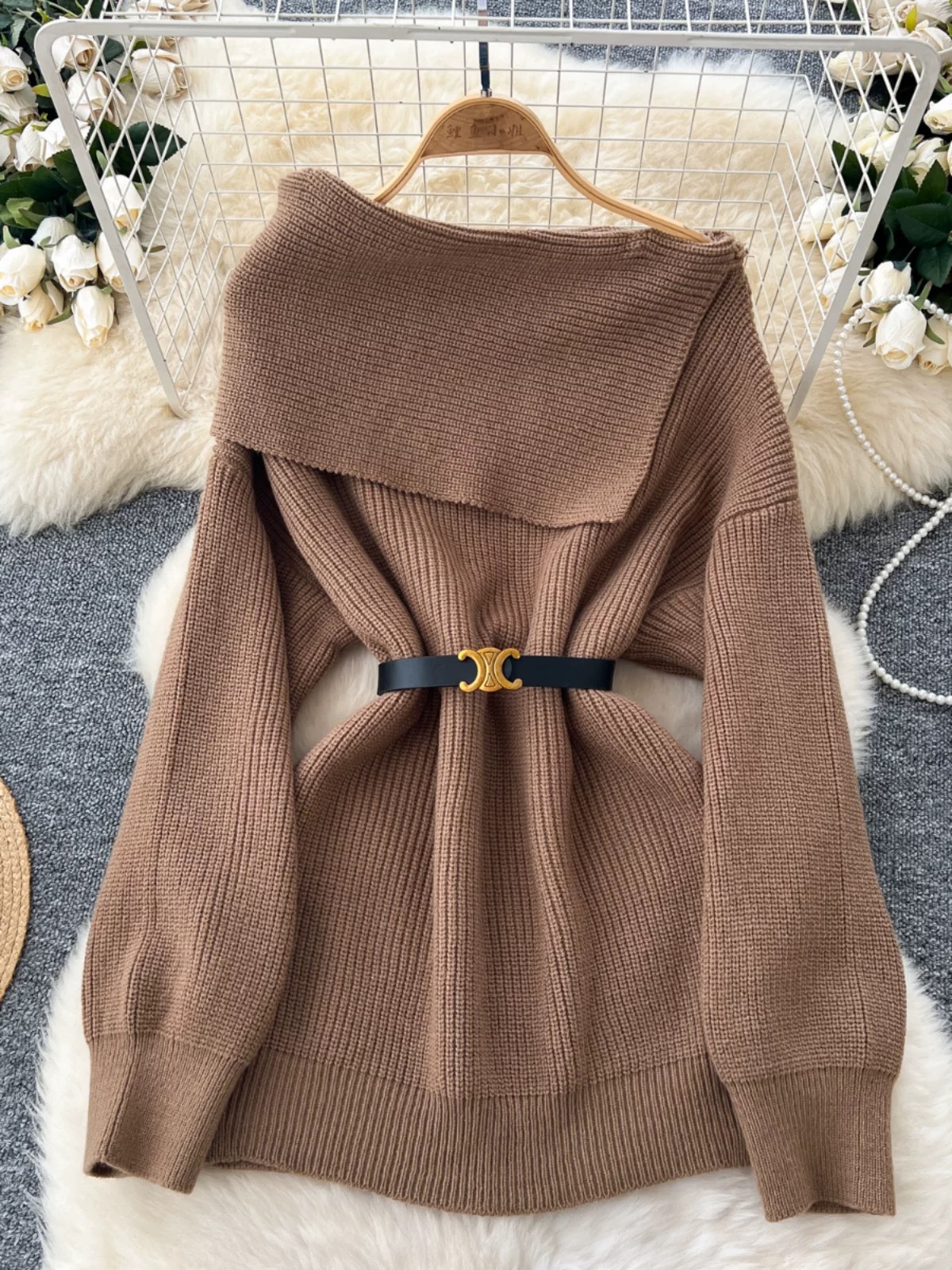 Sweetest love sweater & belt  KS137 image