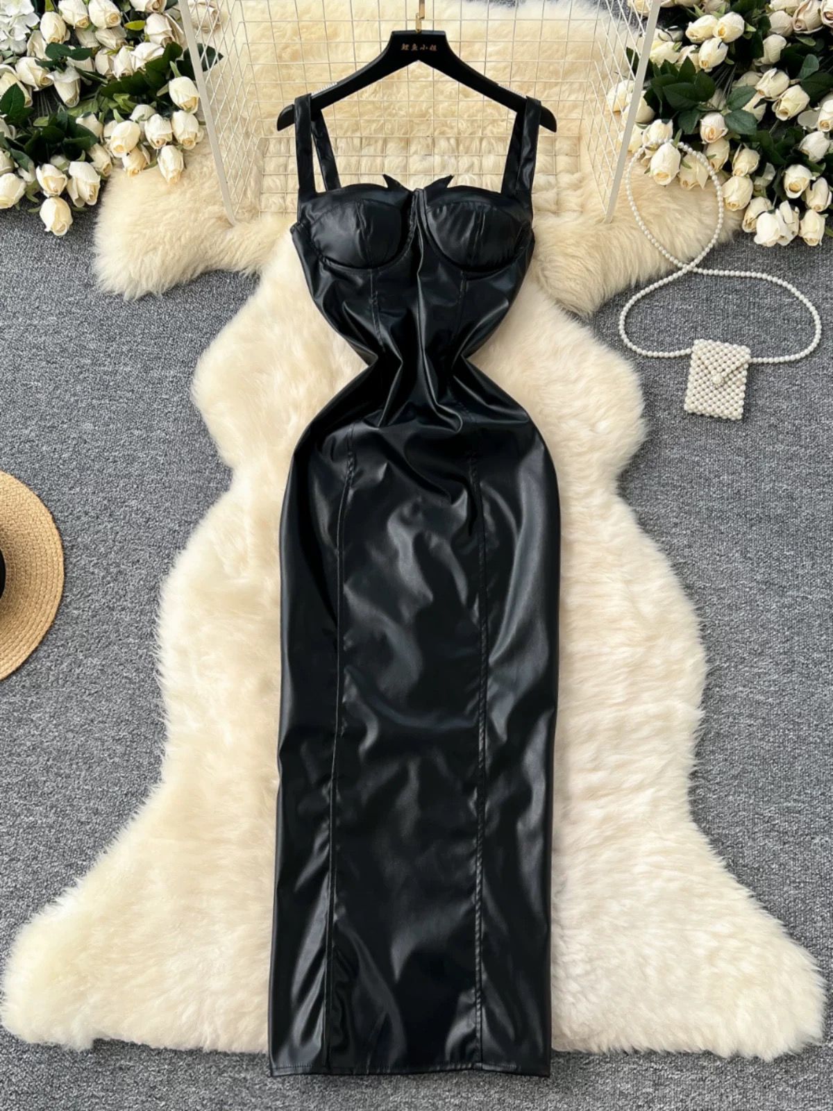 Out of the ordinary leather dress CBC1360 image