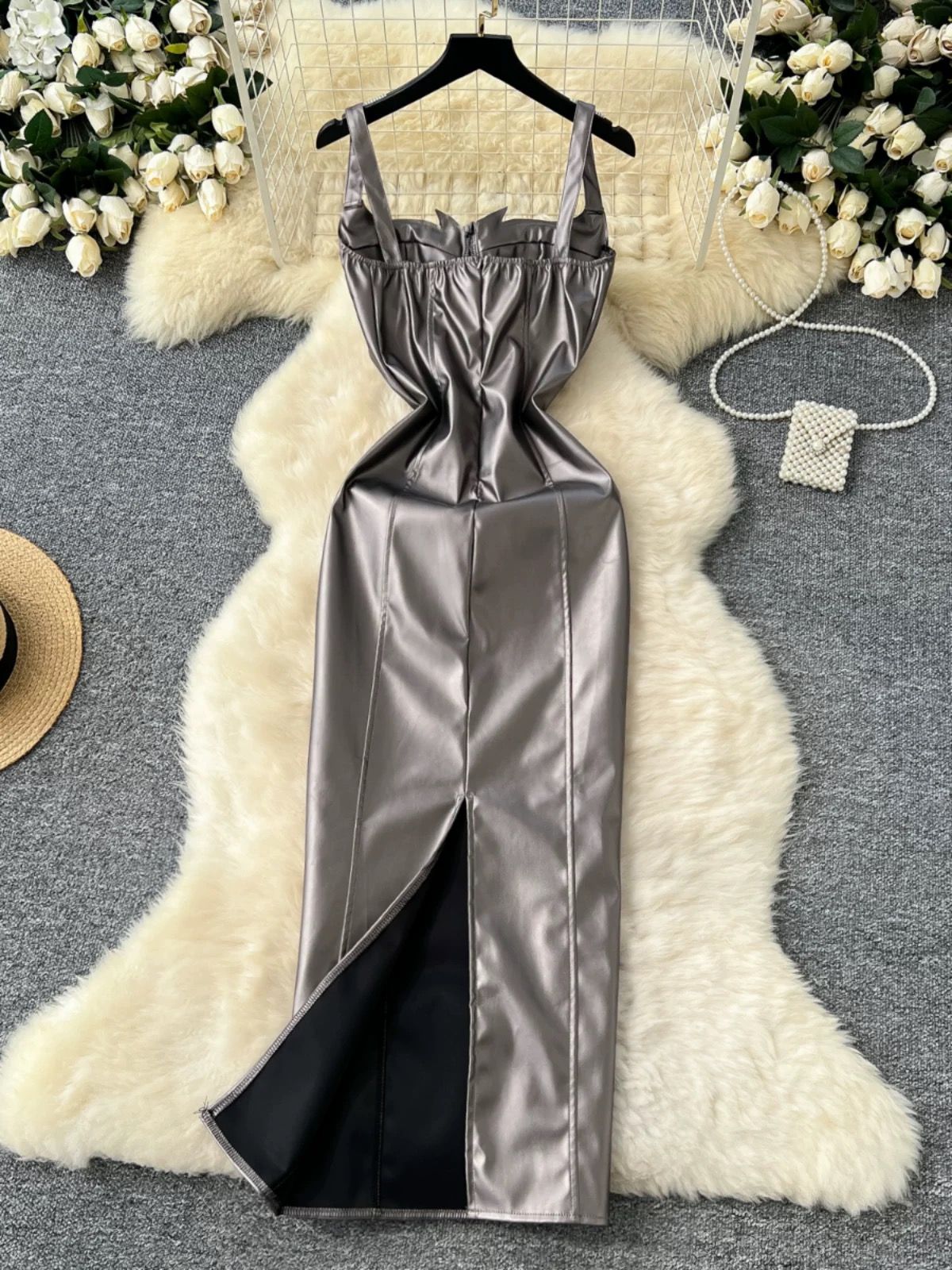 Out of the ordinary leather dress CBC1360 image