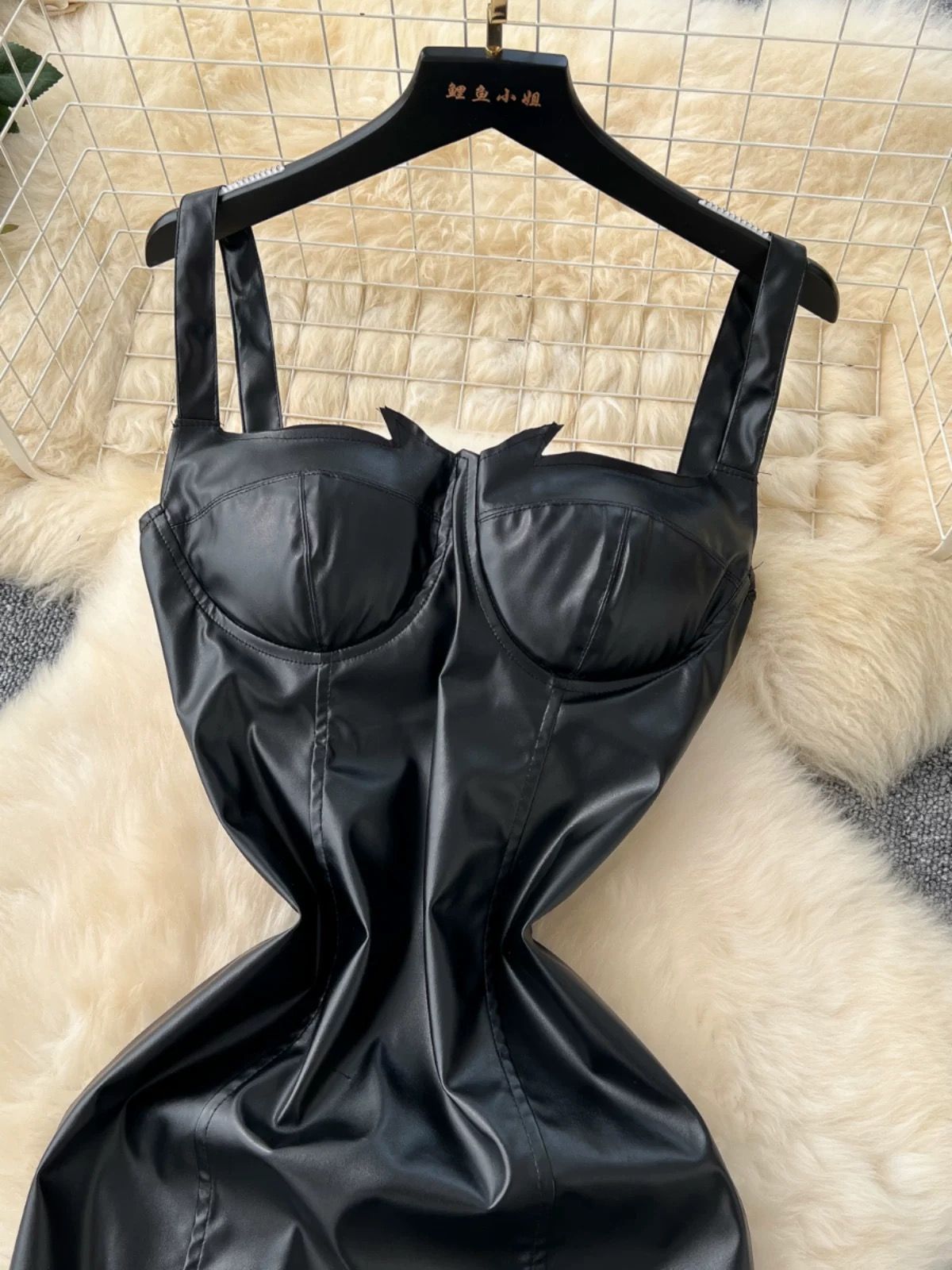 Out of the ordinary leather dress CBC1360 image