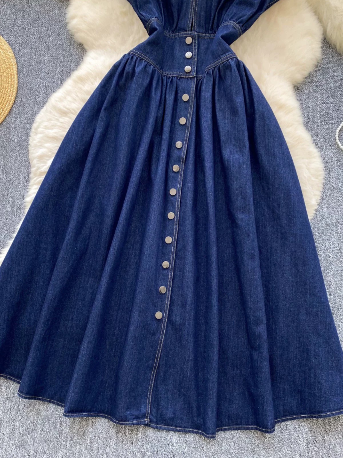 Rich auntie vibes dress DD124 image