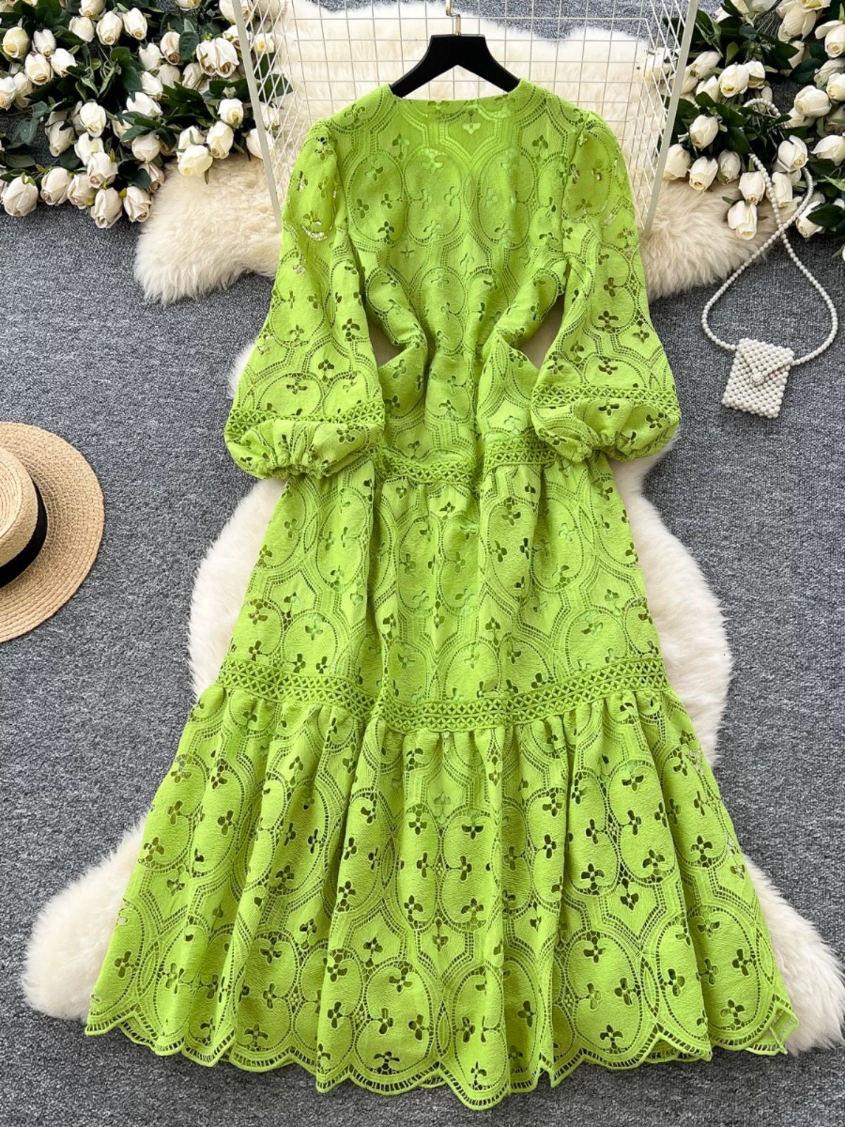 Out with a bang lace dress FD630 image