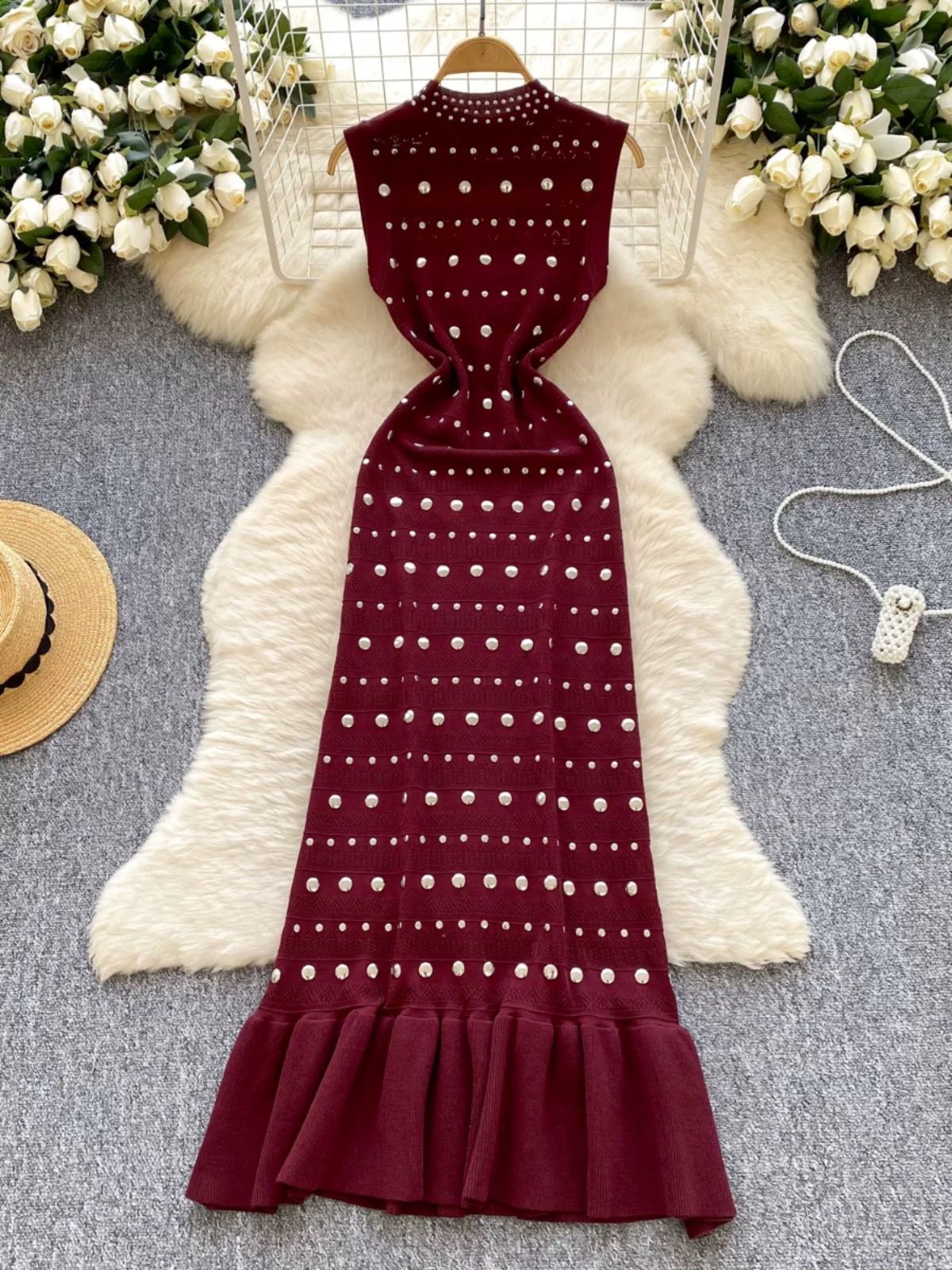 See you in Newyork embellished dress KD362 image