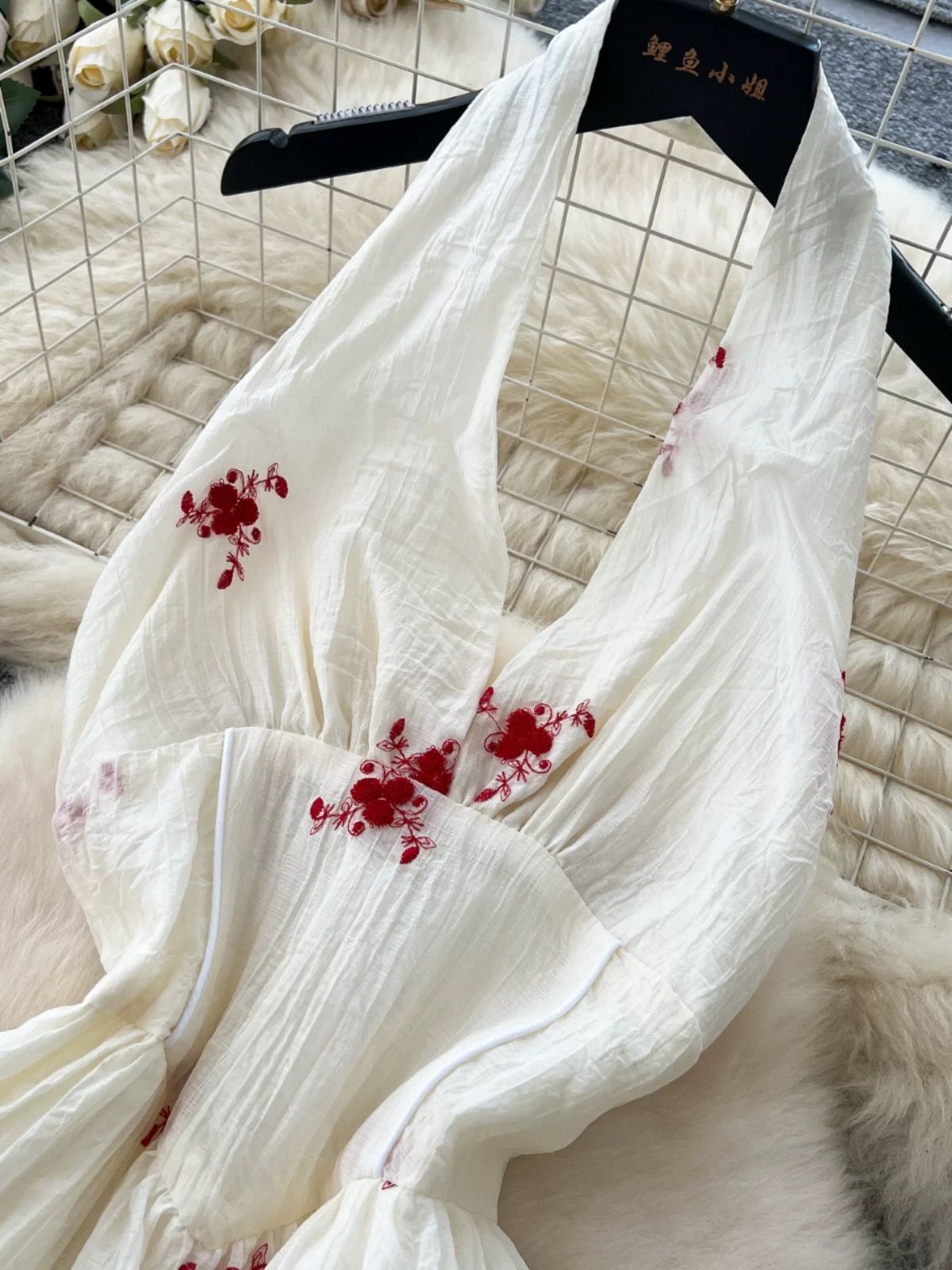 Blue skies and clear water dress CD972 image