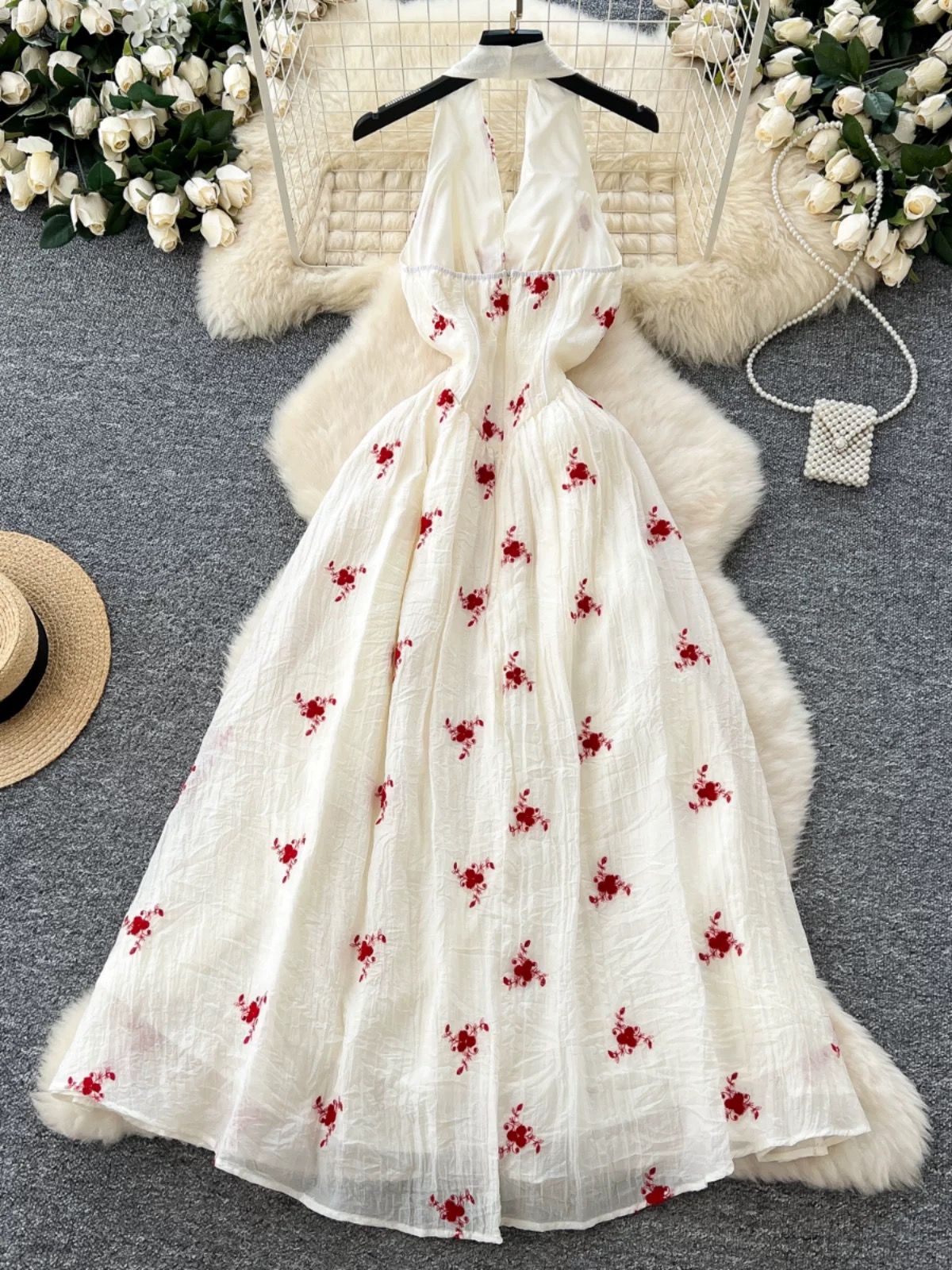 Blue skies and clear water dress CD972 image