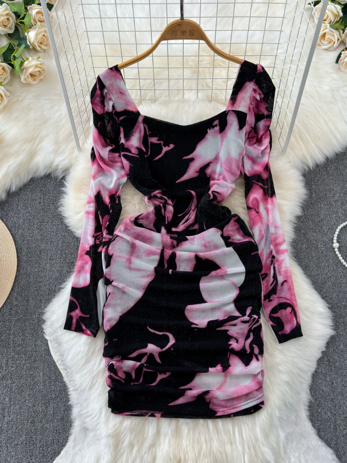 Olive oil dress CBC931