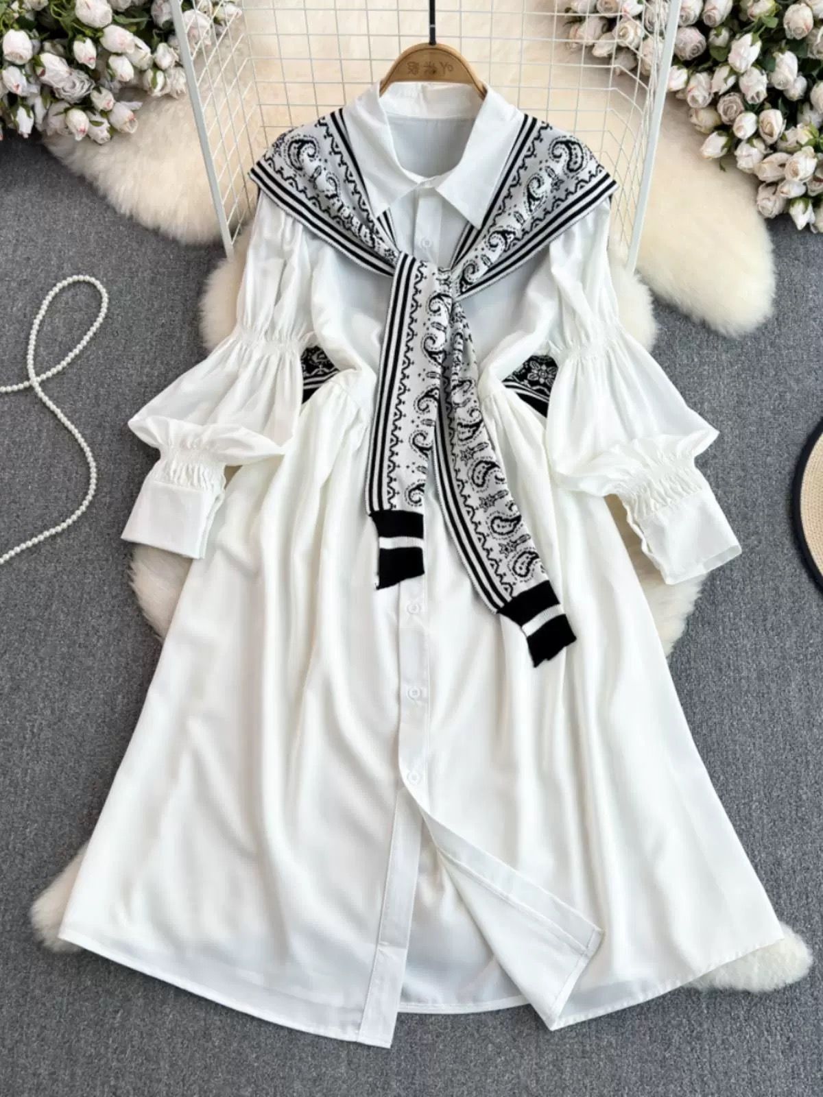 Royal Queen shirt dress SD101 image