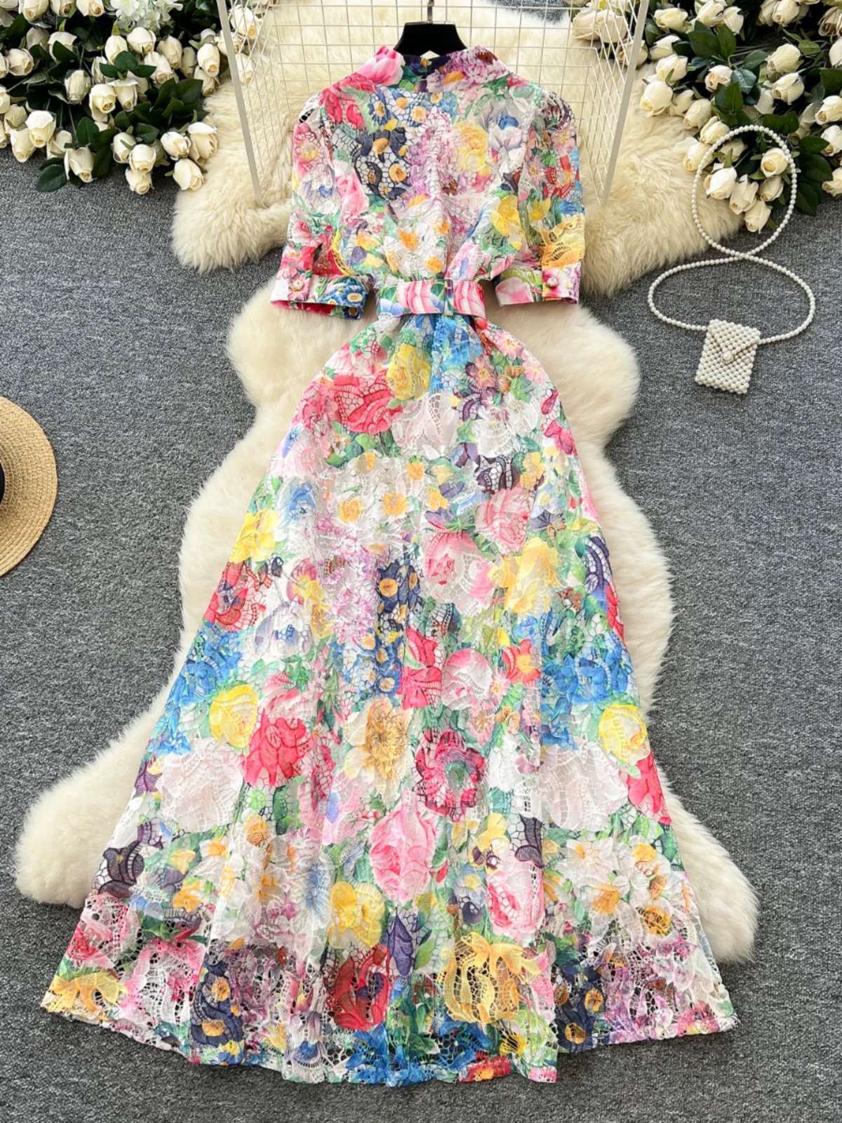 Strange things lace dress FD1322 image
