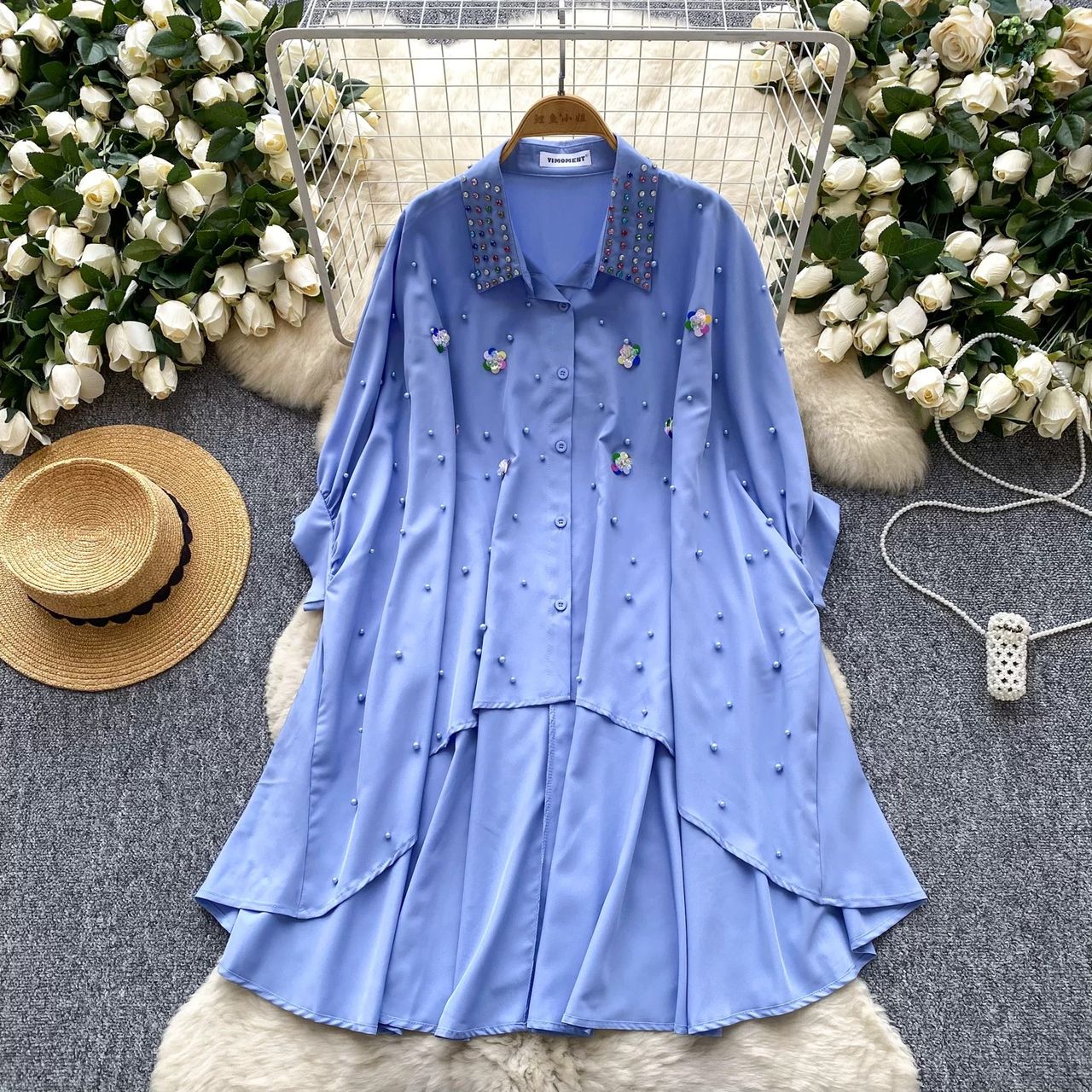 Cherie rose shirt dress SD110 image