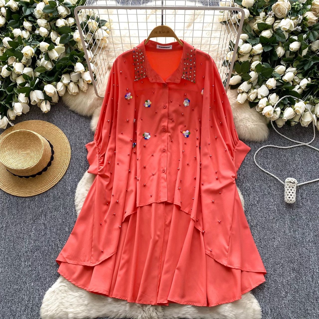 Cherie rose shirt dress SD110 image