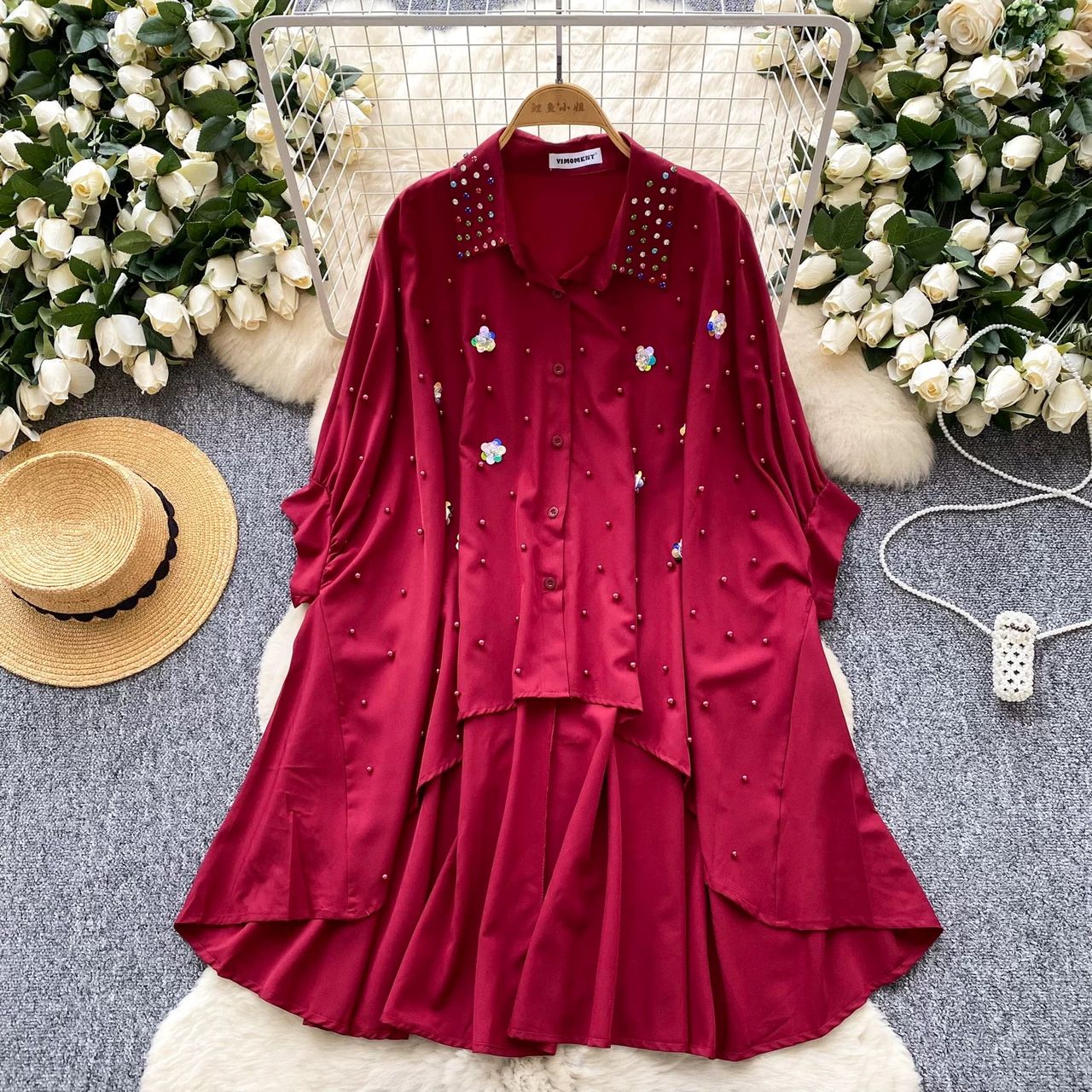 Cherie rose shirt dress SD110 image