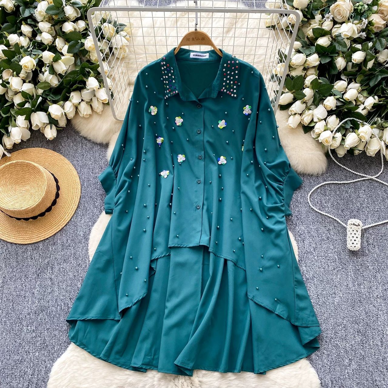Cherie rose shirt dress SD110 image