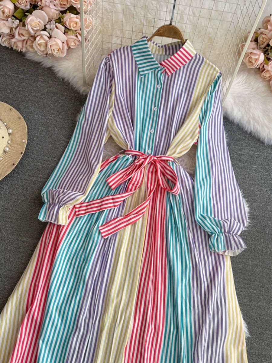 Elevated elegance shirt dress SD103 image