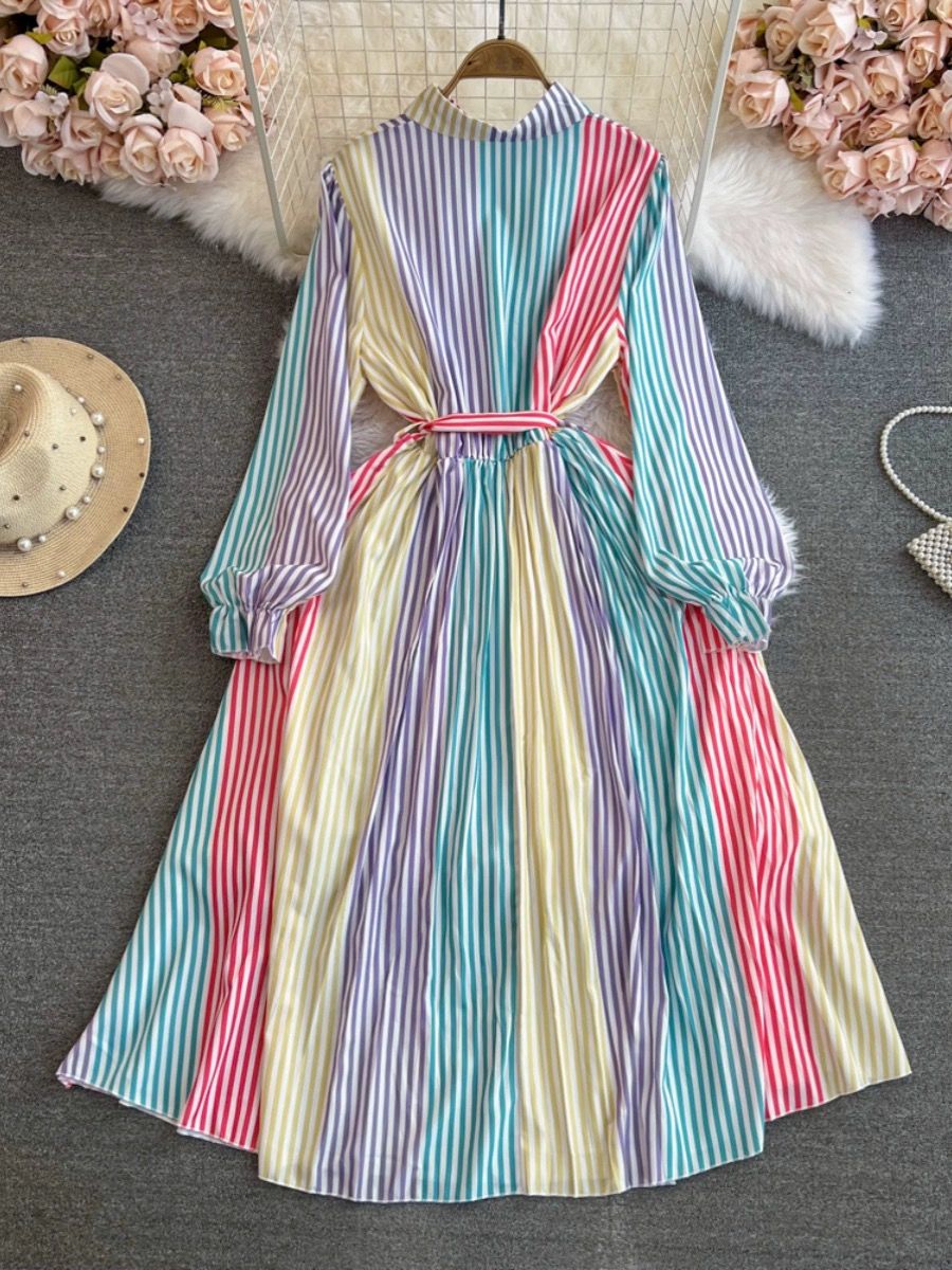 Elevated elegance shirt dress SD103 image