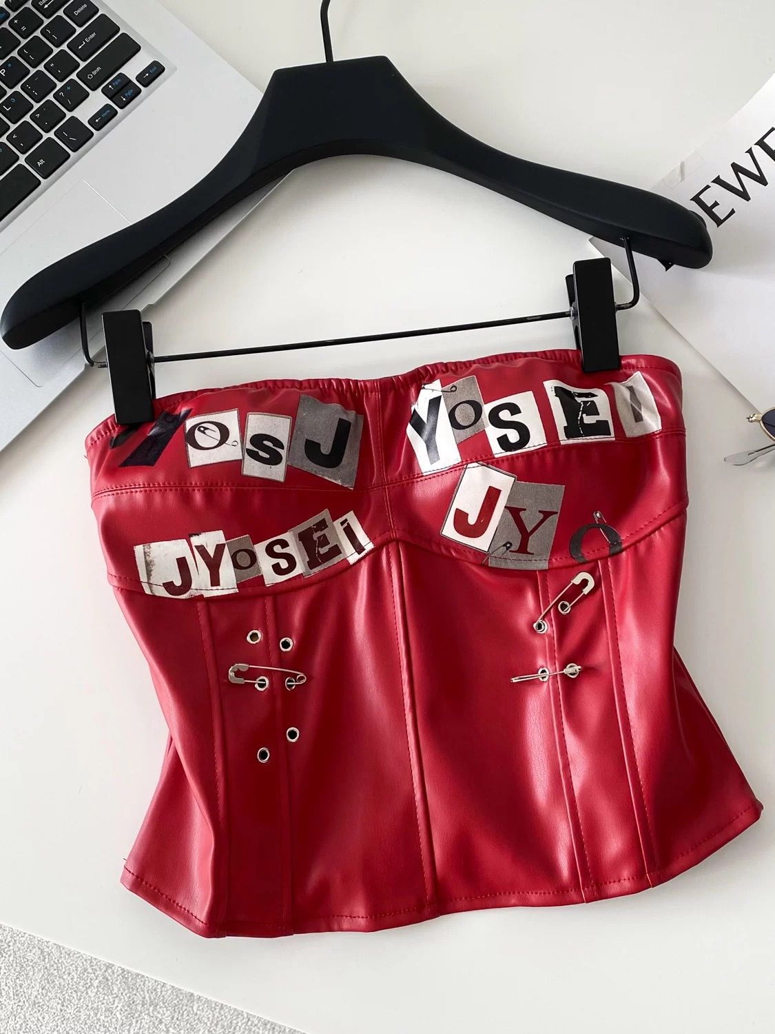 Natasha leather top CTO707 image