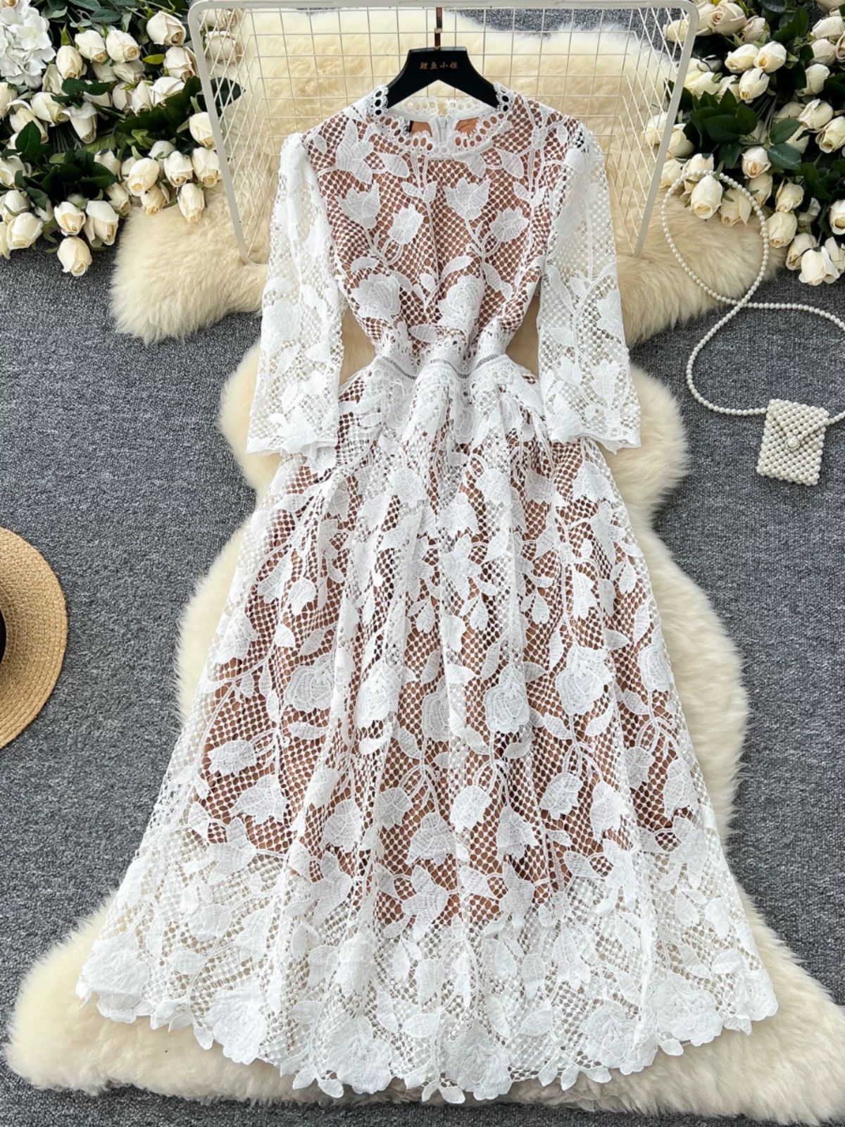 Off roading lace dress FD1133 image