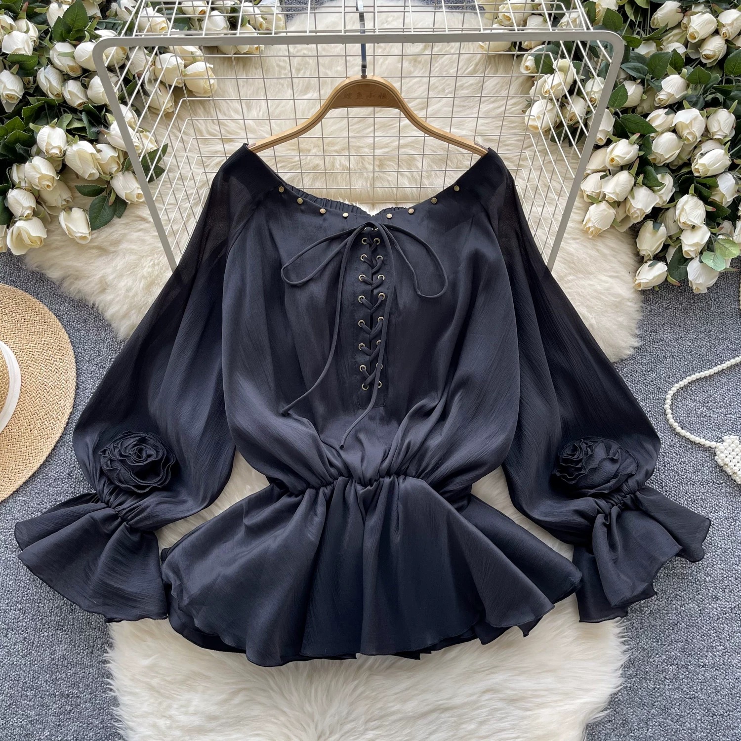 Pay attention corset blouse BE432 image