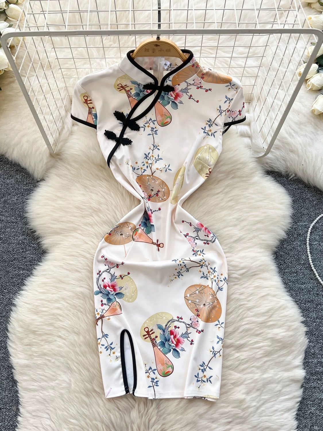 Confessions cross over qipao dress Q211 image