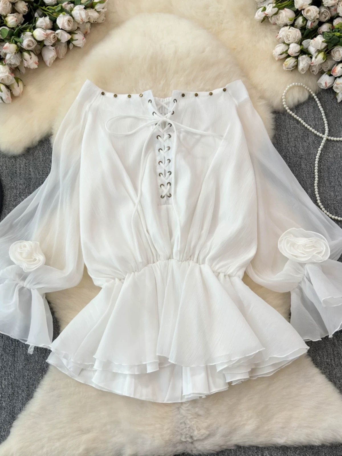 My whole heart blouse BE434 image
