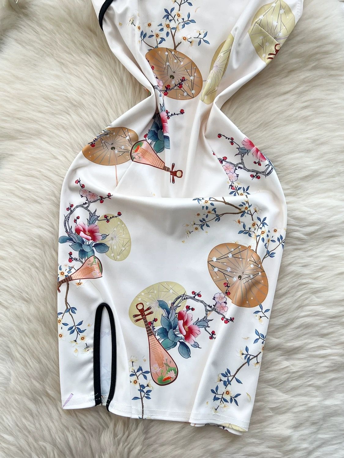 Confessions cross over qipao dress Q211 image