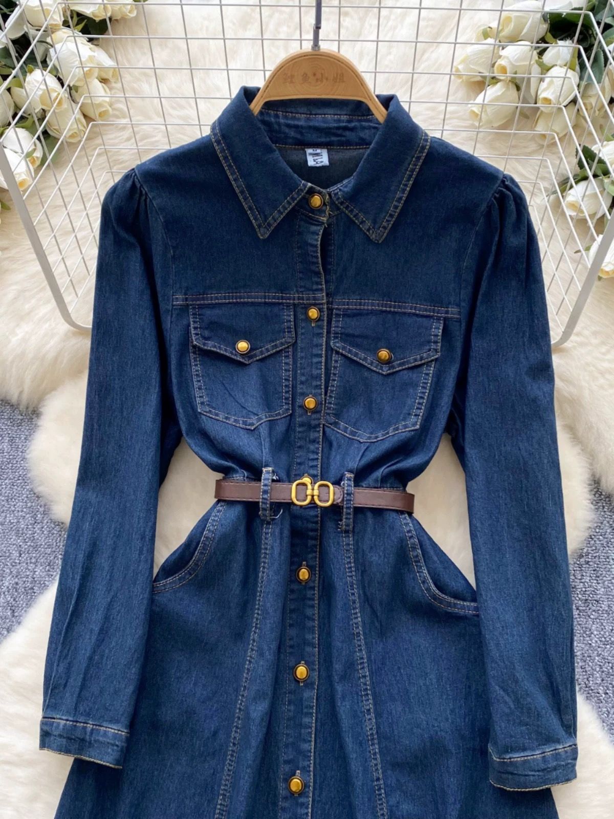 In my auntie era dress & belt DD120 image