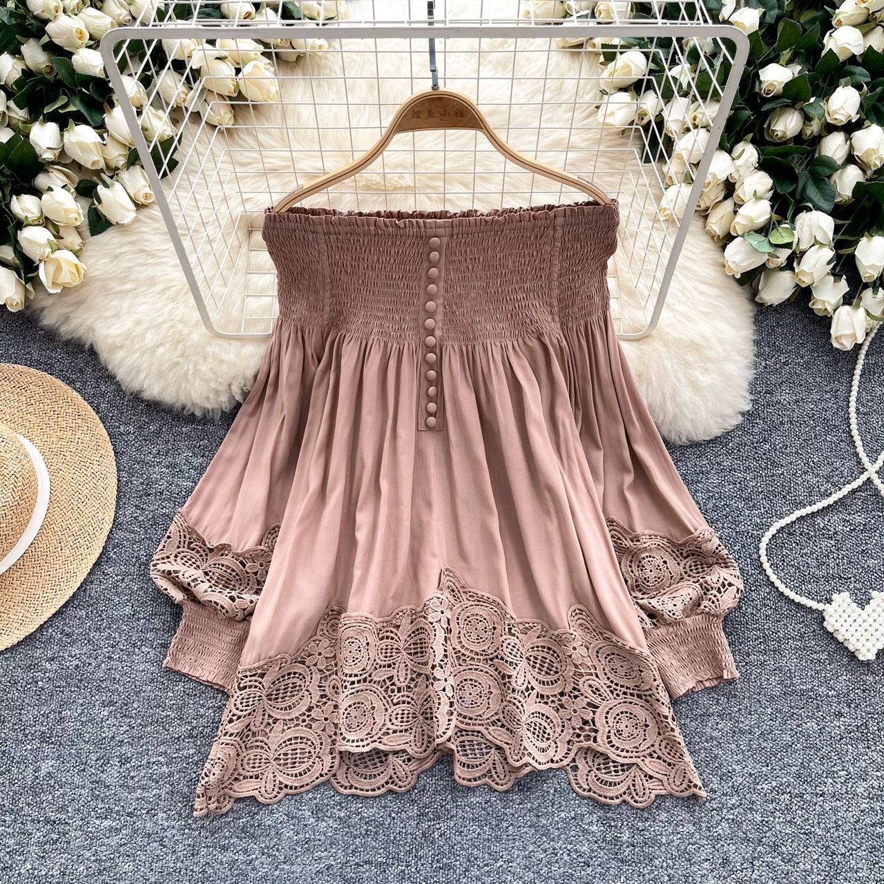 Stepping up ruched blouse BE436 image