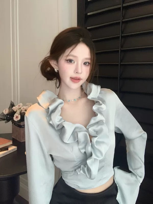 Rich aunty Sunday top CTO812 image