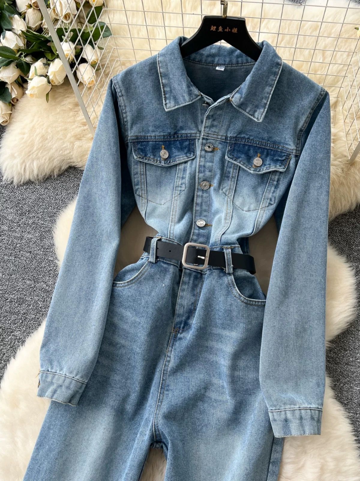 Pick your comfort denim jumpsuit DJS118 image