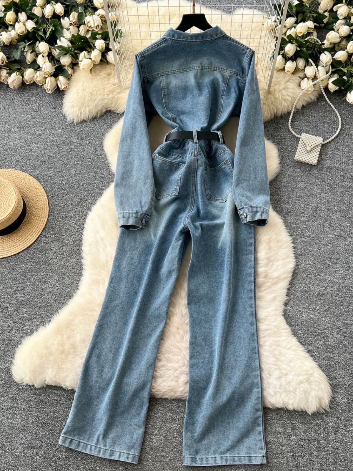 Pick your comfort denim jumpsuit DJS118 image