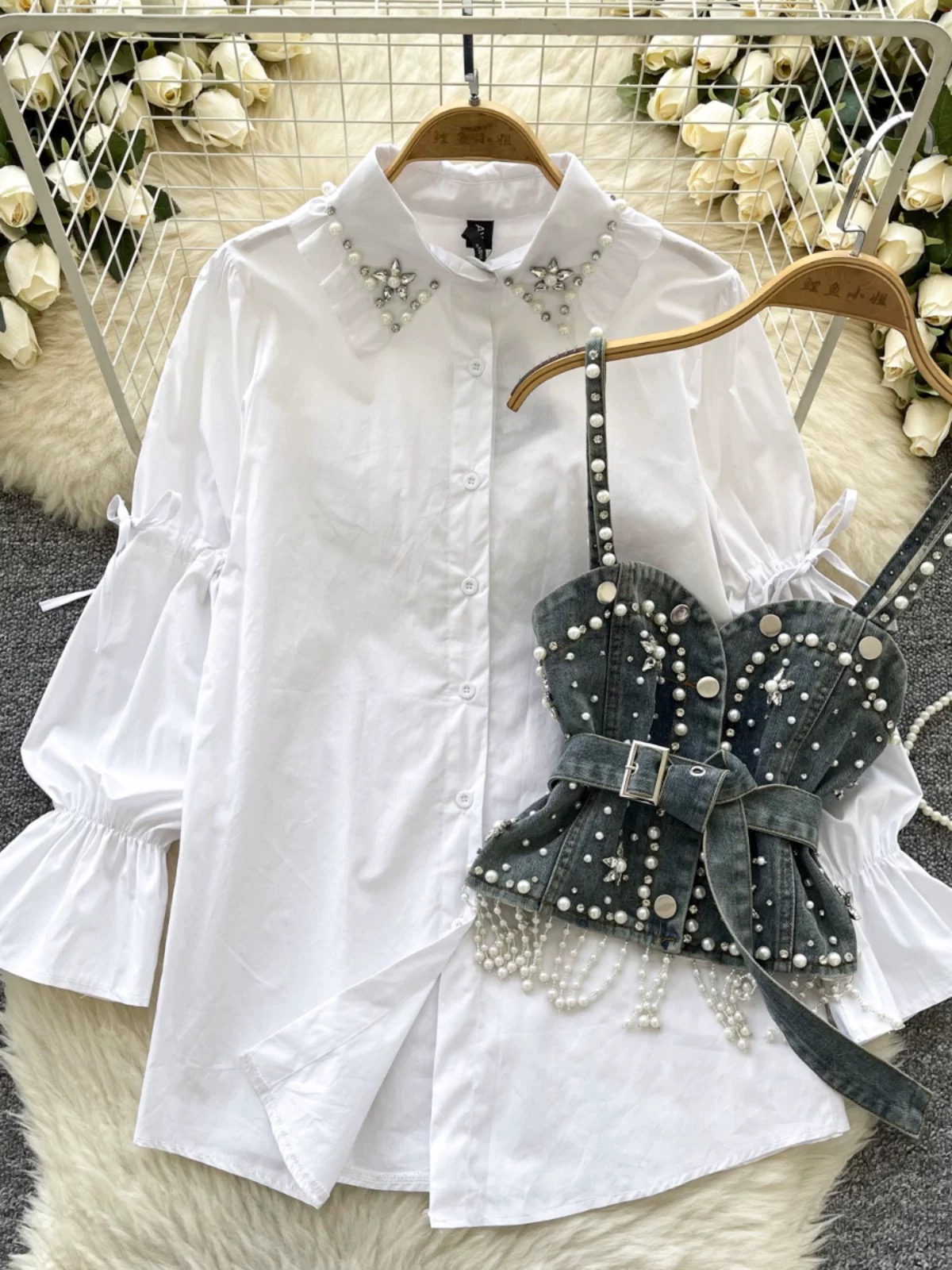 Sonia shirt dress set  SS149 image