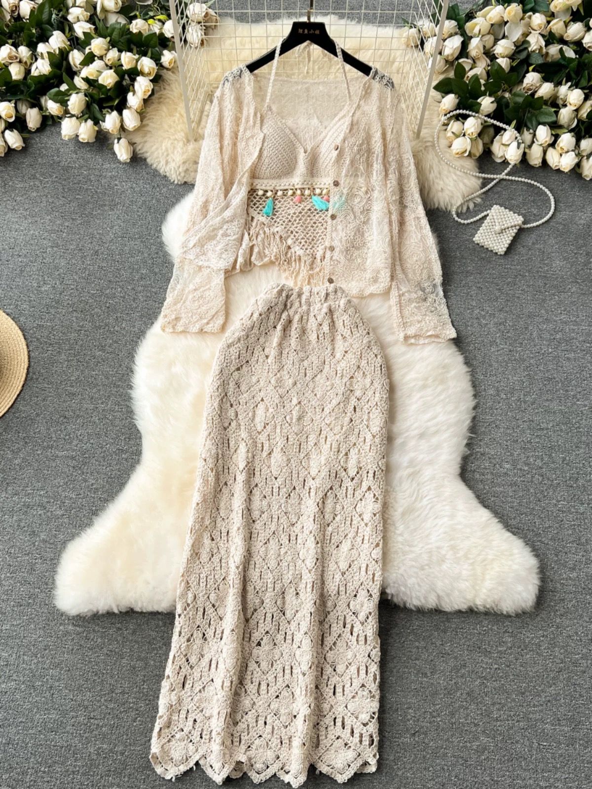 Cloud hopping crotchet set KTP243 image