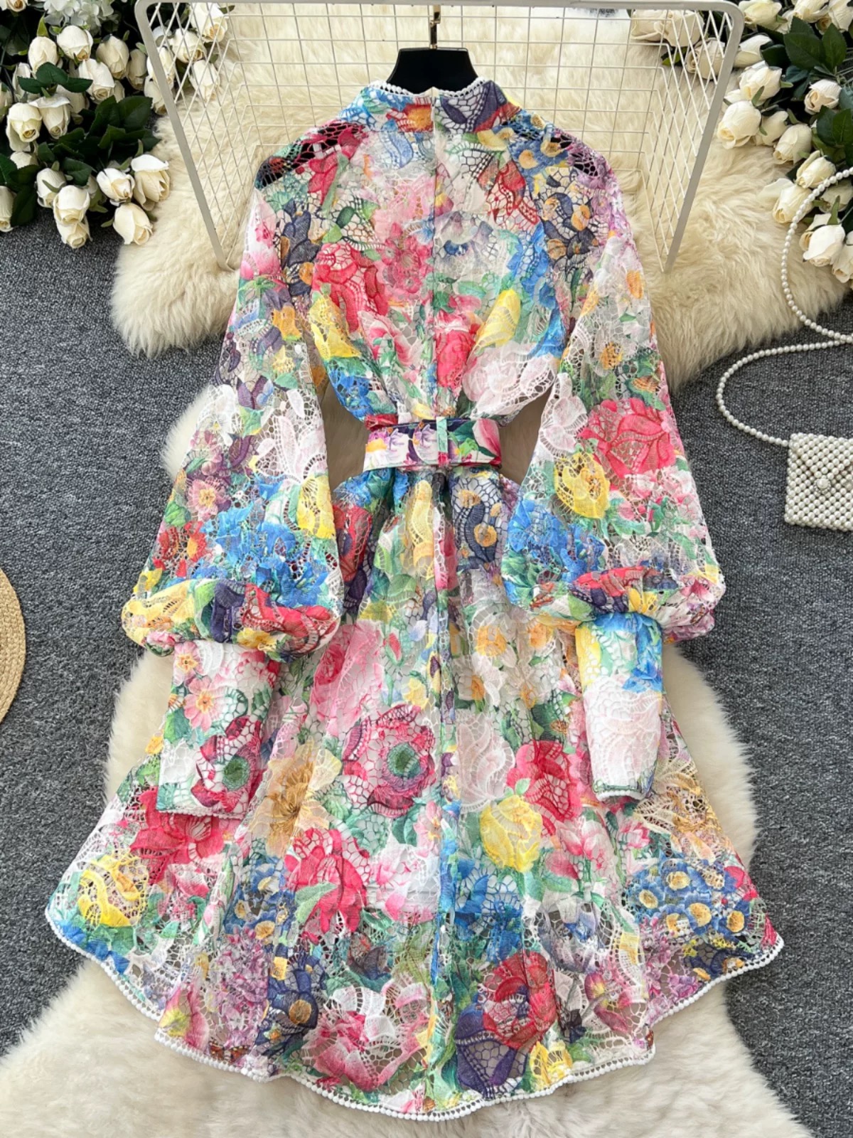 New York baby lace dress FD1342 image