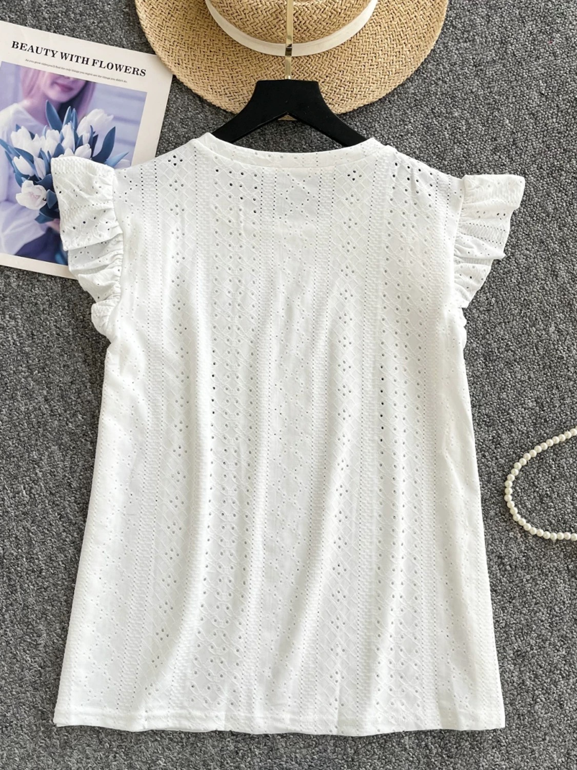 Rose babe top CTO339 image