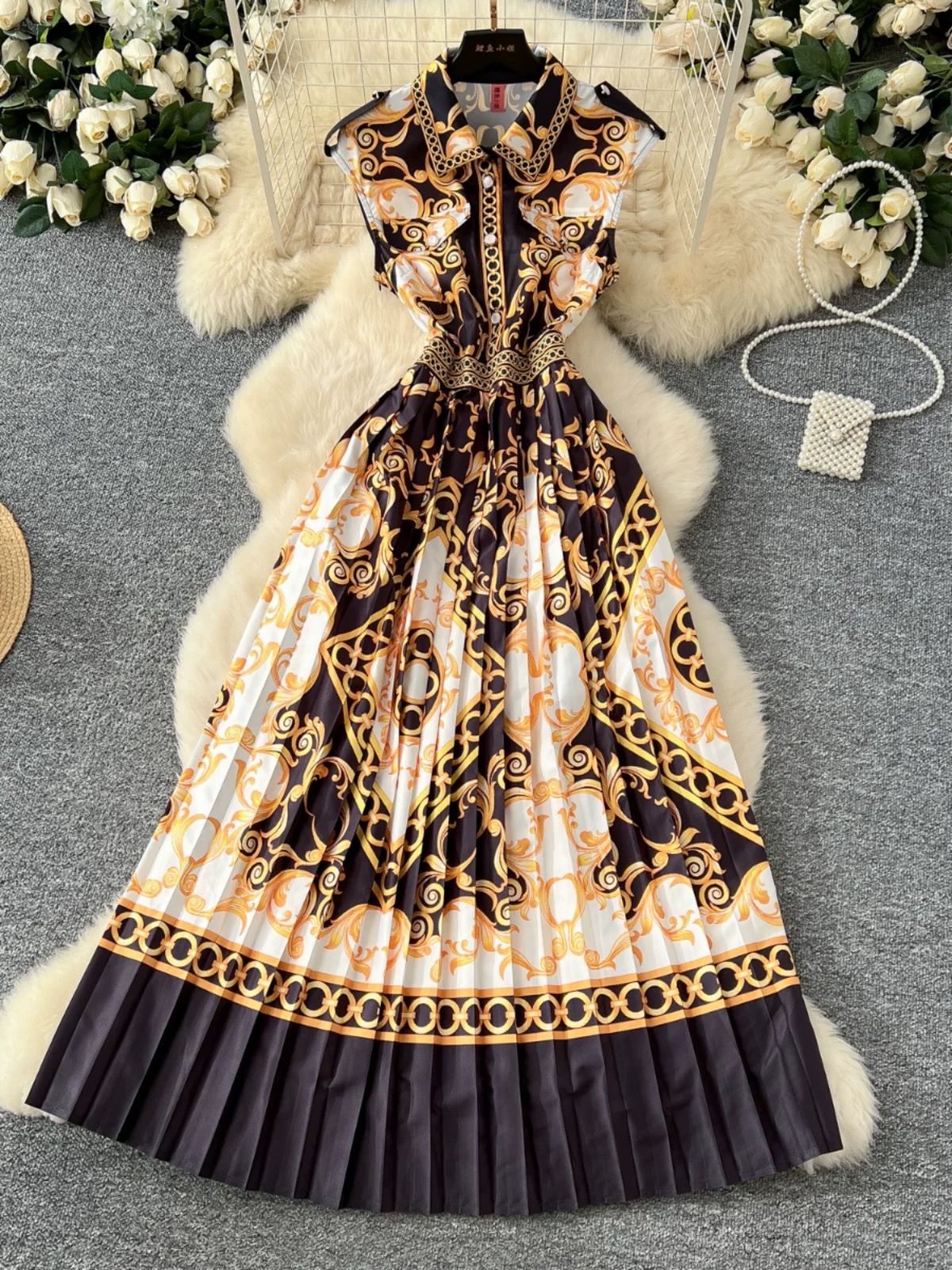 Influential wave dress CD2075 image