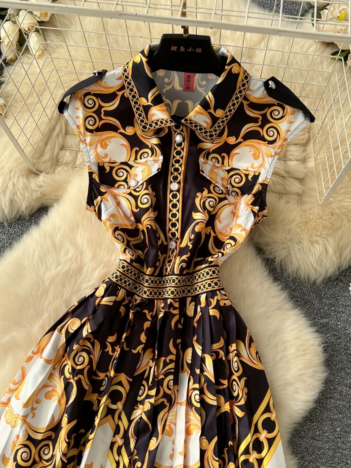 Influential wave dress CD2075 image