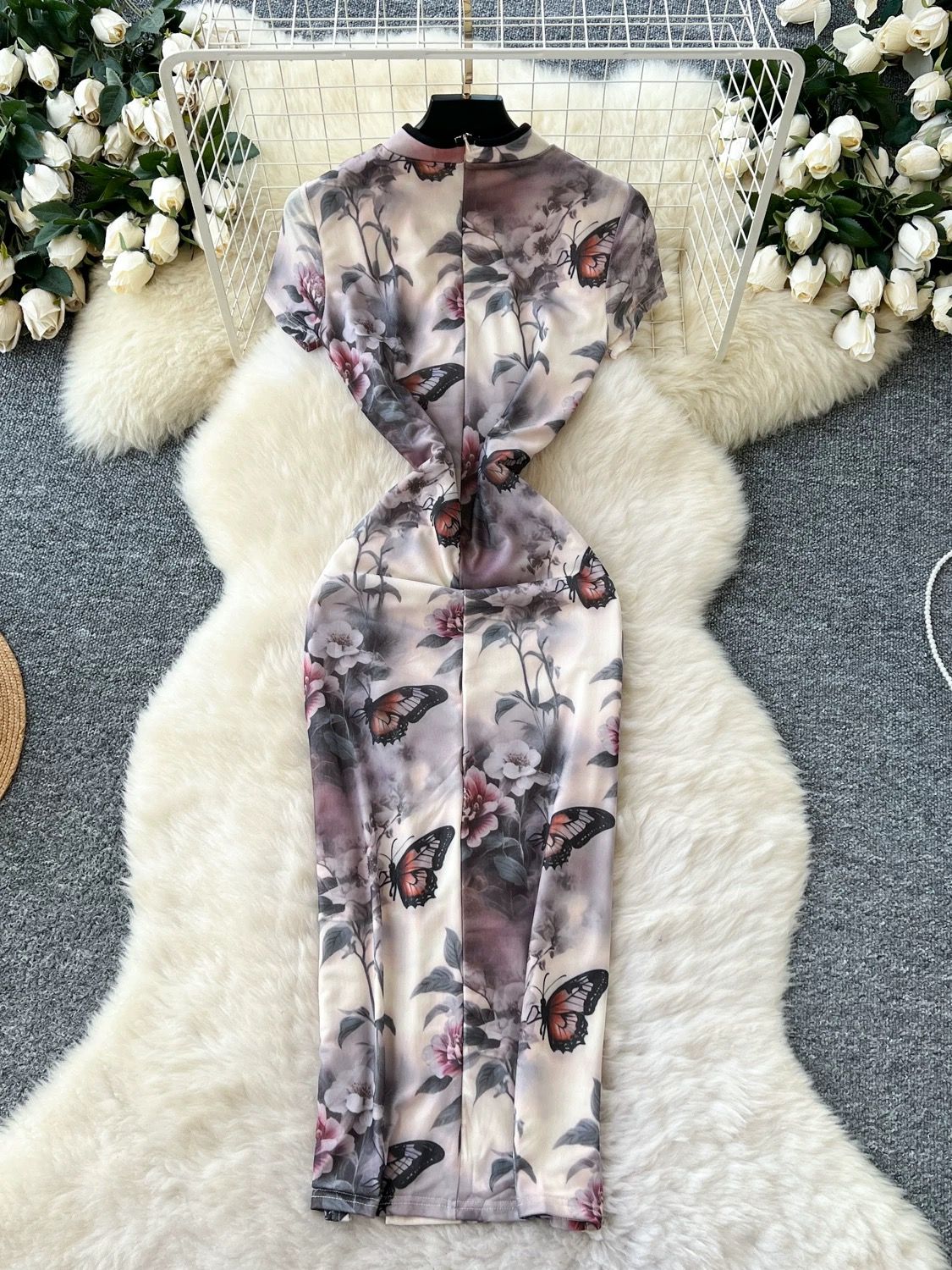 Moto mayhem qipao dress Q215 image