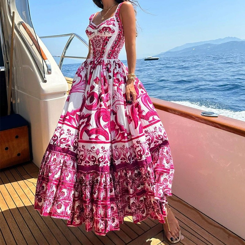 What’s the point print dress CD1051