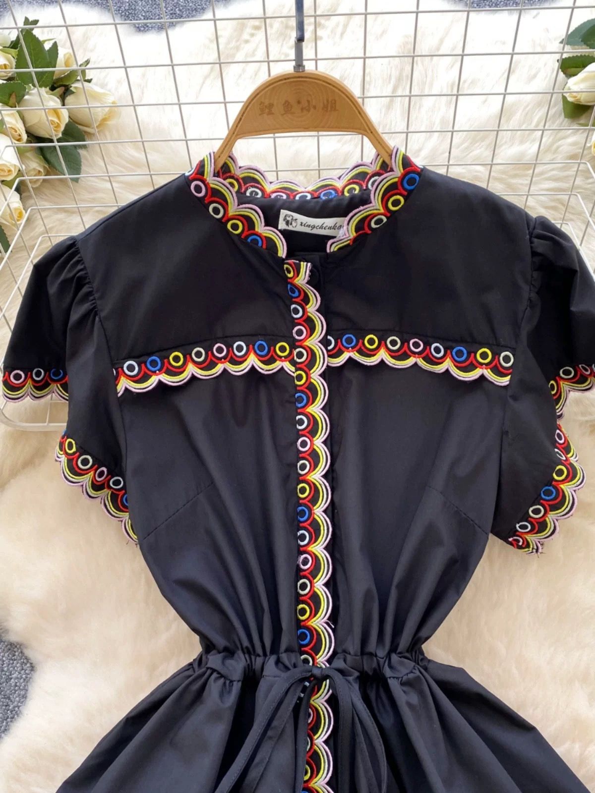 Casual feelings embroidery dress CD2078 image