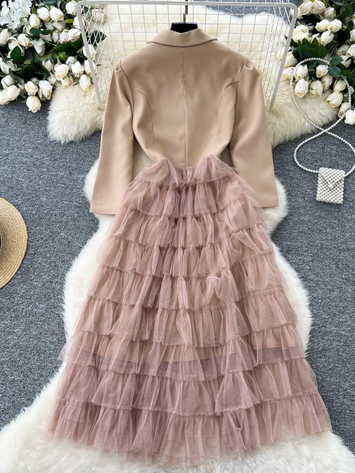 Alora suit ruffle dress FD1355 image