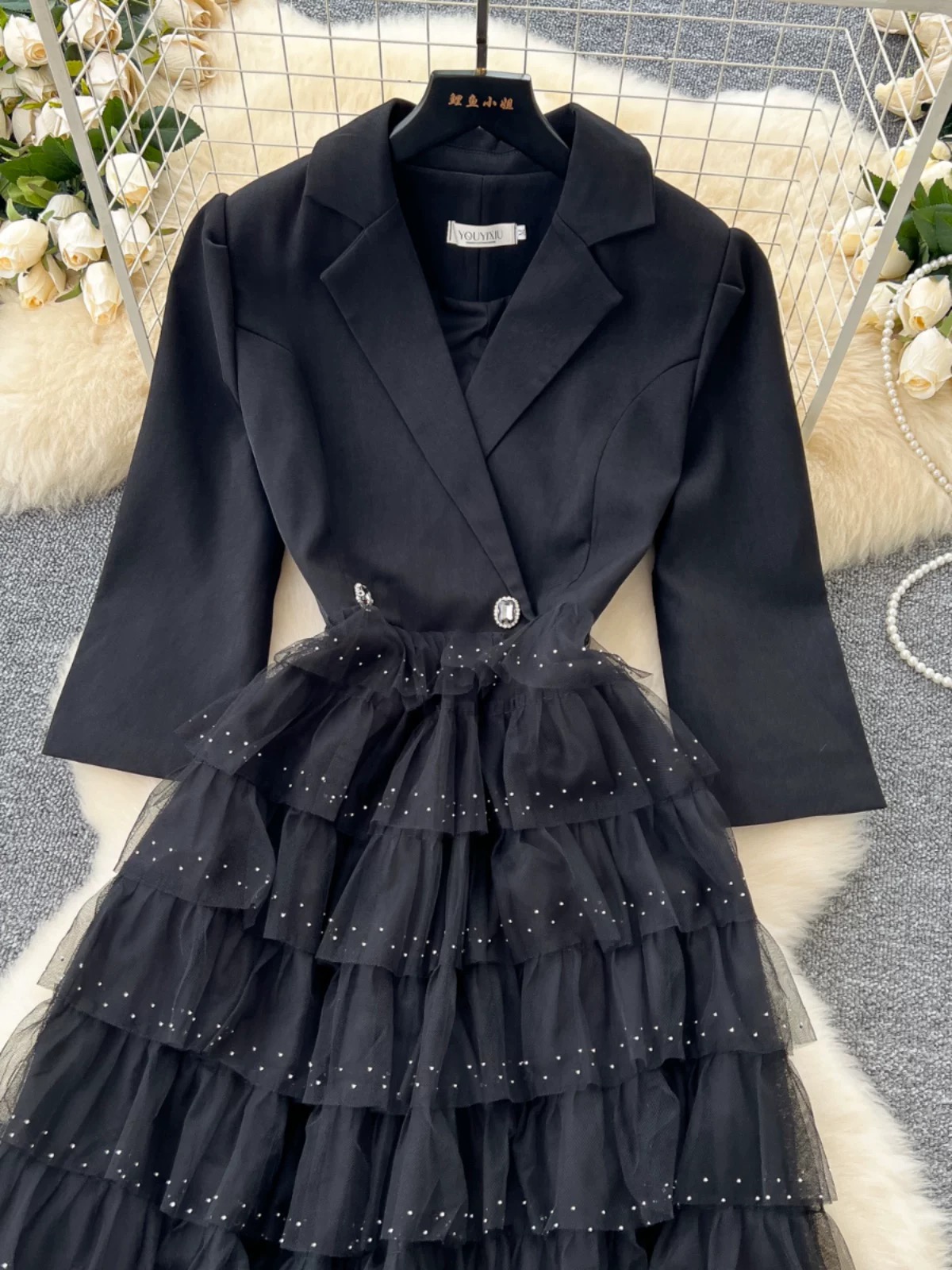 Alora suit ruffle dress FD1355 image