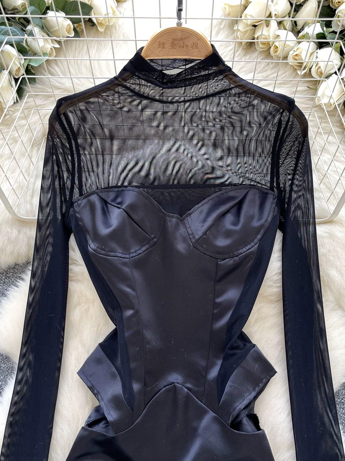 Pulling up leather dress CBC1178 image