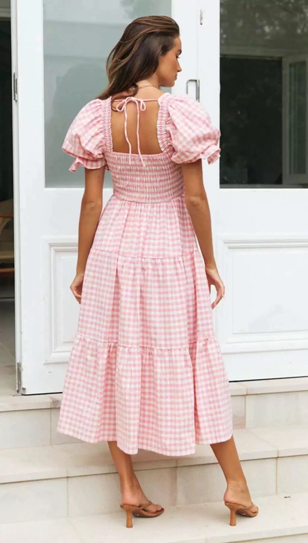 Rose lilies dress CD1140 image
